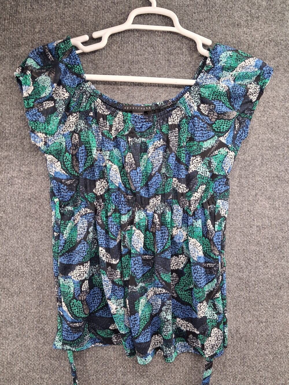 Apostrophe Blouse Womens Medium Sleeveless Lined